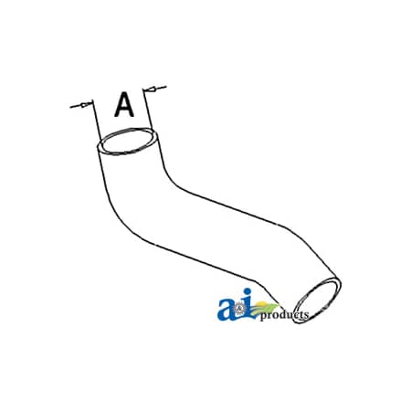 A & I Products Hose, Air Cleaner To Radiator 12.5" x2.7" x2.7" A-K921974